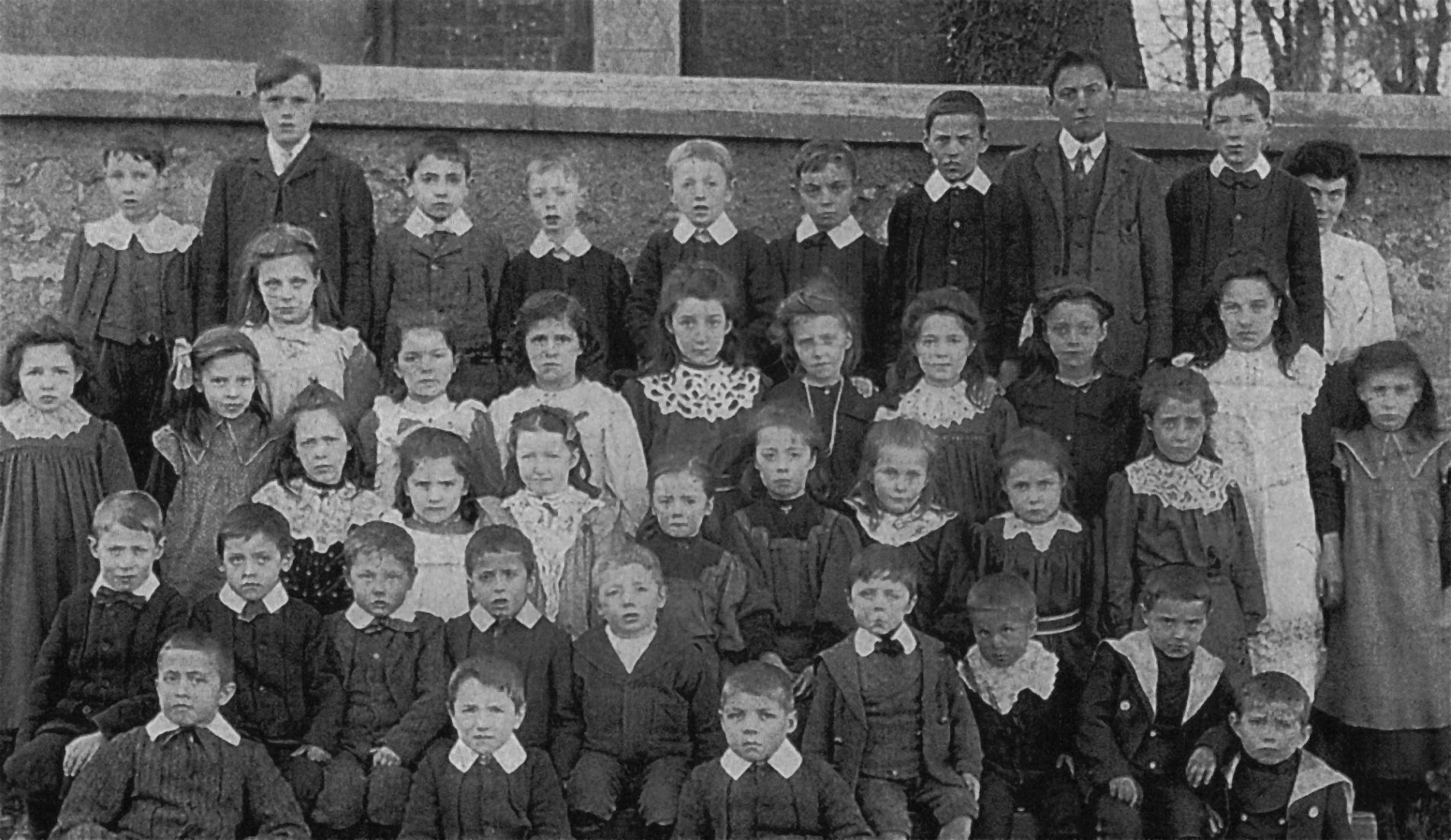 Aghadrumsee School photo of 1907