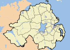 Roslea is located in Northern Ireland