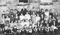 A photograph of the last pupils at Rateen National School